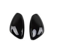 Para Peugeot 208/2008 2012-2018 Para Citroen C3 2016-2020 Cubierta Del Espejo Retrovisor Lateral Del Coche Tapa De Ala Carcasa Exterior Embellecedor FIXCOR(Black)
