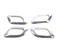 Para Peugeot 3008 2009 2010 2011 2012 2013 2014 2015 Embellecedor Adhesivo Para Marco Manija Puerta Ventana Coche ABS Cromado Tirador De Puertas De Interior