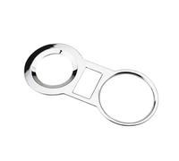 Para Peugeot 3008 2013 2014 2015 LHD Cromado Cubierta Del Portavasos De Agua Del Coche Adhesivo Embellecedor Accesorios Interiores NVNZMFPPW(Glossy silver)