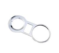 Para Peugeot 3008 2013 2014 2015 LHD Cromado Cubierta Del Portavasos De Agua Del Coche Adhesivo Embellecedor Accesorios Interiores NVNZMFPPW(Matte silver)