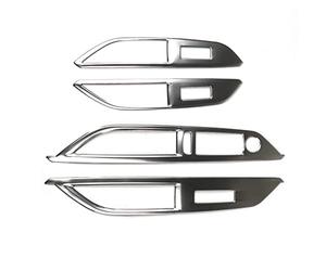 Para Peugeot 3008 GT 5008 GT 2017 2018 4 Uds. Interruptor De Elevación De Ventana De Coche De Acero Inoxidable Panel De Control Embellecedor De Cubierta De Marco