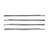 Para Peugeot 301 2013 2014 2015 2016 2017 Para Citroen Para Elysee 2014 2015 2016 4Piezas Tira De Goma Sellante Exterior Cristal Ventana ATGCBCAUF(Chrome)
