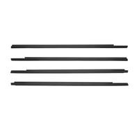 Para Peugeot 301 2013 2014 2015 2016 2017 Para Citroen Para Elysee 2014 2015 2016 4Piezas Tira De Goma Sellante Exterior Cristal Ventana ATGCBCAUF(Black)