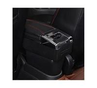 Para Peugeot 307 2004-2013 Compartimento Reposabrazos Compartimento Almacenamiento Central Portavasos Cenicero Accesorio Estilo Interior Coche(A1 Black red NO USB)