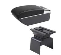 Para Peugeot 307 CC Caja Reposabrazos Convertible Compartimento Reposabrazos Para Coche Caja Almacenamiento Central Reequipamiento USB Para Coche(D2 Black line 7 USB)