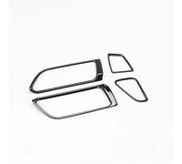 Para Peugeot 308 308s 2015-2019 2th T9 SW Cubierta Salida Aire Acondicionado Delantero Coche Embellecedor Pegatina Salida Ventilación Aire(Black)