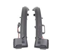 Para Peugeot 308 Para SW 2013-2019 2X Espejo Lateral Ahumado Dinámico Luz Intermitente LED Señal Giro Luz Señal Giro Espejo