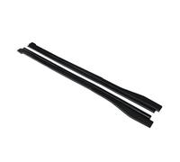 para Peugeot 508 2011-2018 ABS Faldones Laterales Extensiones Parachoques Puerta Labio Divisores Winglet Separador Faldón Lateral Automóvil(Matte Black)