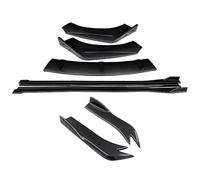 para Peugeot 508 2015-2018 Alerón De Parachoques Delantero Placa Protectora Tipo Labio Divisor Barbilla Pala Faldones Laterales Separador Faldón Lateral Automóvil(Carbon Look)