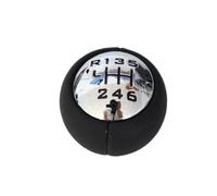 Para PEUGEOT 807 para Expert 2004-2011, perilla de palanca de cambios Manual de coche de cuero PU, bola de cabeza de palo Pomo Palanca de Cambios (Size : 6-speed)
