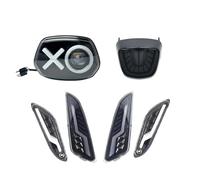 Para Piaggio Para Para Vespa Para Elettrica Para Sprint Para Primavera 50 125 150 Faros LED Intermitentes Delanteros Traseros Luces Circulación Faro Motocicleta Faro Delantero(Full set of RGB 1)