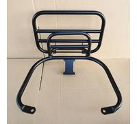 Para PIAGGIO VESPA GTS 300 250 125 300ie HPE TODO Portaequipajes Para Motocicletas Trasero Plateado(Negro)