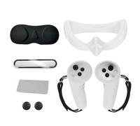 para pico4 Ultra,6 en 1 Funda Protectora de Lente de Repuesto,Máscara Facial antifugas,Cubierta de Lente y Otros Accesorios, Juego de Repuesto VR (Blanco)