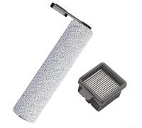 Para piezas de aspiradora inalámbrica Tosima H1 Wet & Dry, cepillo de rodillo y para juego de filtro HEPA, rodillo de microfibra autolimpiante para suelos duros, depilación de mascotas, lavable