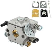 para Piezas de Motor Carburador Carb para Zenoah G2500 2500 YD25 25cc Motosierra GGP para STIGA para Alpina A305 SPR255 Castor 25.4cc para Sierra Mango Superior(Carb and Repair Kit)