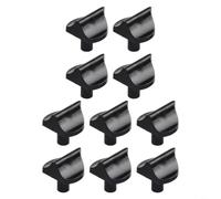 Para piezas de soplador de hojas BR500 BR550 BR600, paquete de 10 pomos de estrangulador de carburador compatibles con OEM 4282 182 9500, botón de control de mezcla de aire de plástico negro fácil de