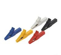 Para pinzas de cocodrilo de 55 mm para diagnósticos eléctricos con soporte de conector estándar de 4 mm y construcción robusta de PA