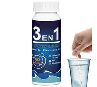 para Piscinas | De Prueba Para Piscinas Elevadas - Prueba Precisa De Ph Y Sal 50 Unidades Para Mantenimiento Del Equilibrio En Agua Salada Dulce Piscina Spa