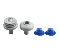 Para piscinas sobre el suelo: kit de boquilla de entrada de piscina de 32 mm con conector de colador, rejilla y agujero (ajuste de 1.25 pulgadas, compatible con Easy(azul)