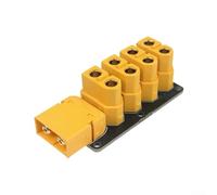 Para placa de distribución de energía compatible con XT60 para desarrollo de UAV Educación robótica e integración del sistema eléctrico de aviones modelo DIY (A)