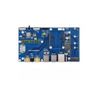 Para Placa de e/S del Módulo de Cómputo para Raspberry Pi 5, GPIO de 40 Pines con PoE, Gigabit Ethernet, RJ45 para Placa de Expansión PoE RPi CM5