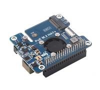 Para placa SSD NVMe de 5 POE + PCIe a M.2 HAT+ Pi5 2242/2230 compatible con alimentación por Ethernet, protocolo M2