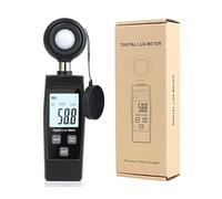 Para plantas LED Cultivo/Jardín/Interior/Fotografí Medidor de luz Luxómetro for monitorización de la intensidad de la luz ambiental Fotómetro digital Rango hasta 200.000 lux Sensor de fotoiluminancia