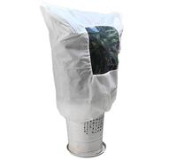 para Plantas para Invierno, Protectora para Plantas con Cremallera Lateral, Manta no Tejida para Invernadero, Flores, bonsái, cítricos, Verduras, Tomates, White, 80 * 100cm, Unisex