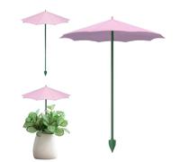 Para plantas - Para protección solar de 3 piezas, de 26,5 cm, accesorio para estructura para exteriores que regula la luz solar con estaca | para jardín exterior, Pink - height 34cm, riferimento