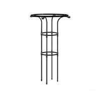 Para plantas trepadoras enrejado obelisco metal jardín soporte para uso interior exterior estructura vertical para fomentar el crecimiento ascendente de vides (95 cm)