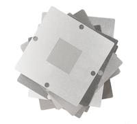 Para plantilla de fijación de estación de reballing, abrazadera de metal de 90 mm con 10 plantillas en varios tamaños para reparación de PCB y soldadura de matriz de rejilla de bolas (solo 10