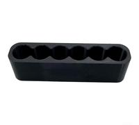 Para plantilla de soldadura por puntos de batería, abrazadera de fijación de ranura de 3/4/6/10, soporte ABS para montaje de celdas, paquete de bricolaje, herramienta de construcción, negro (6 soltes)