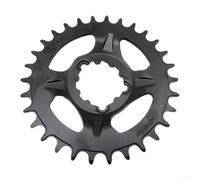 para plato 30T Aluminio Caída Cadena MTB Road para plato 30T | Dientes estrecho-ancho, evita caídas, compatible 10-12v, instalación directa para gxp, uso MTB