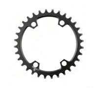 para plato Bicicleta 96BCD Aleación Ligera 34T Negro para plato | monoplato, reduce peso, compatible 96BCD, dientes estrecho-ancho, ideal MTB(32T Black)