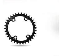 para plato Bicicleta 96BCD Aleación Ligera 34T Negro para plato | monoplato, reduce peso, compatible 96BCD, dientes estrecho-ancho, ideal MTB(30T Black)