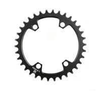 para plato Bicicleta 96BCD Aleación Ligera 34T Negro para plato | monoplato, reduce peso, compatible 96BCD, dientes estrecho-ancho, ideal MTB(34T Black)