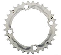 para plato Carretera 32T Ligero 78g para 7-9 Speeds para plato | ligero 78g, reduce peso total bici, mejora eficiencia pedaleo, para acero , montaña y carretera(Silver)