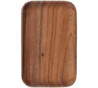 para plato de Snack de Nogal Macizo 30cm Natural para plato(H)
