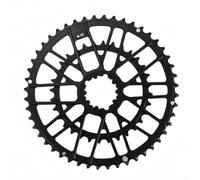 para plato Doble Ligero Aleación para Ruta y Montaña para plato | Aleación aluminio ligera, doble 46-30T, compatible para gxp, para preciso, ruta gravel(48-32T)