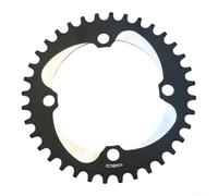 para plato Monoplato 104BCD Diente Estrecho Ancho Negro para | Aleación aluminio ligera, , compatible MTB y carretera, reduce peso total, ideal ascensos(36T)