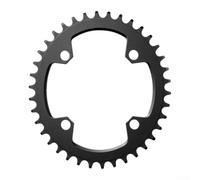 para plato Monoplato Aluminio Ligero 30T-38T CNC para plato | Aleación aluminio para resistencia, dientes estrecho-ancho, previene caída cadena, ideal MTB y ruta(36T)