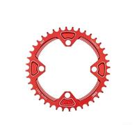 para plato MTB 104mm para Bicicleta Trekking para plato MTB | Aleación aluminio CNC, anti-caída, 40T, ideal senderismo, para resistencia desgaste(40T Red)