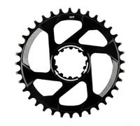 para plato MTB Monoplato Dientes Pos/Neg 9mm Grueso para plato | Dientes positivos/negativos, reduce caídas de cadena, terreno irregular, antideslizante, seguridad total(34T)