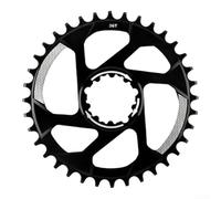 para plato MTB Monoplato Dientes Pos/Neg 9mm Grueso para plato | Dientes positivos/negativos, reduce caídas de cadena, terreno irregular, antideslizante, seguridad total(36T)