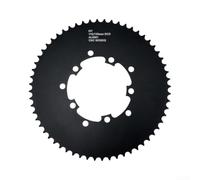 para plato Ruta Plegable 50-60T Doble para bcd para City Bike | Doble compatibilidad para bcd, ideal plegables, fijación 5 tornillos, aluminio , uso urbano(60T)