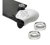 Para PlayStation Portal, empuñaduras de pulgar para reproductor remoto, tapa de silicona analógica, para portal PS, controlador de mano transparente para juego, tapa protectora de botón
