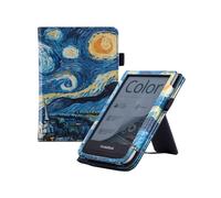 (para PocketBook 633Starry Sky) Funda con soporte para lector electrónico a color PocketBook 606/616/627/628/632/633