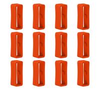para Polar Pacer/Pacer Pro Retenedor de correa para reloj 20mm Reloj de Silicona Correa Retenedor Lazo 12 Unidades Hebilla de Caucho de anillo para Polar Pacer/Pacer Pro, Naranja#2