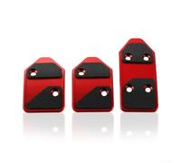 para polestar Slingshot Pedal Covers 2017-2024 Juego de reposapiés de aluminio antideslizante Acelerador de freno (rojo)