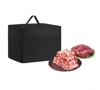 para polvo Máquina Rebanar Tejido Oxford Negro para polvo Máquina | Tejido Oxford , impermeable total, para ajuste 38x28cm, para ideal cocina para profesional, protección lluvia